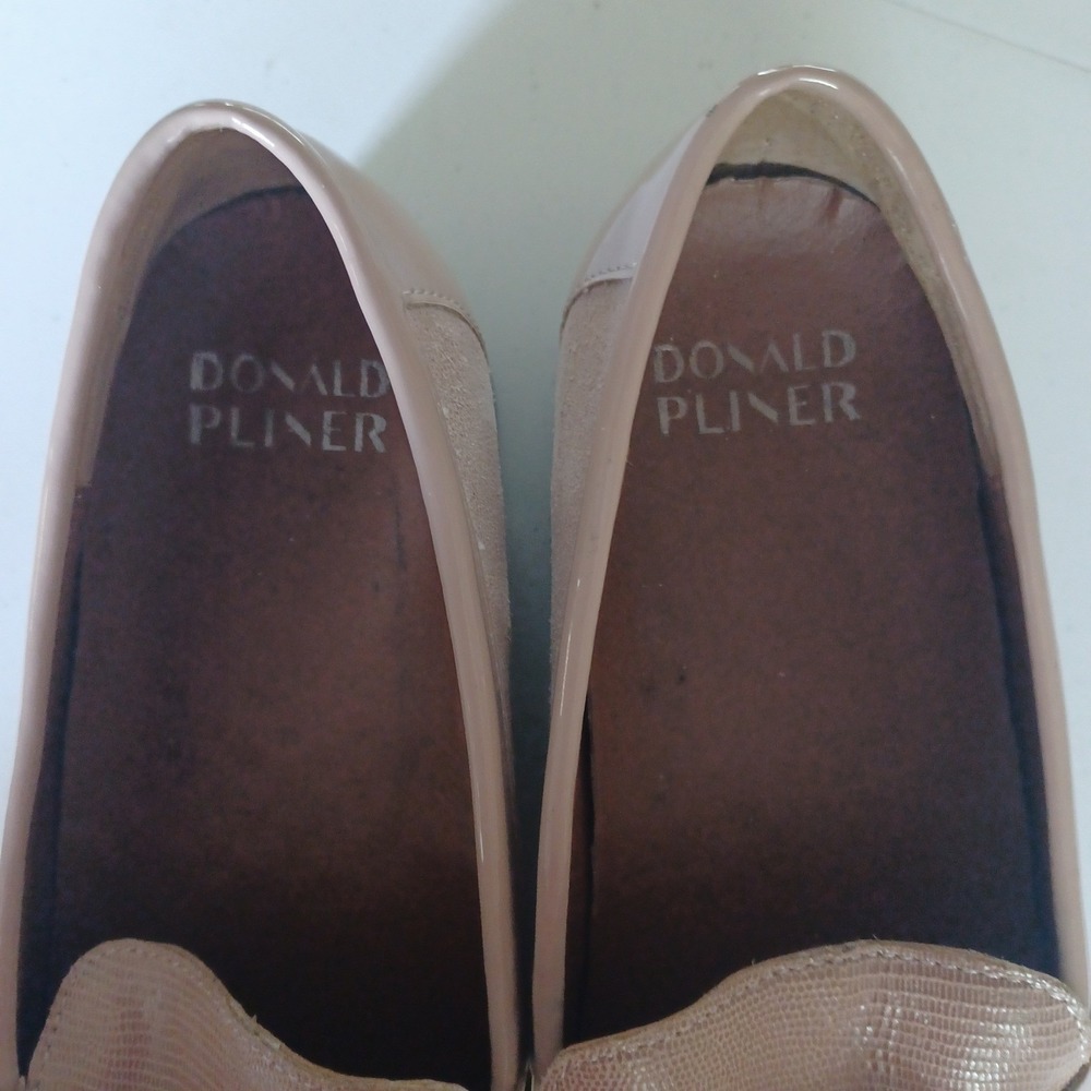 Donald Pliner Womens Blush Pink Leather Lug Sole Bit Loafers HPCLIO-CS Size 10M - Picture 11 of 16